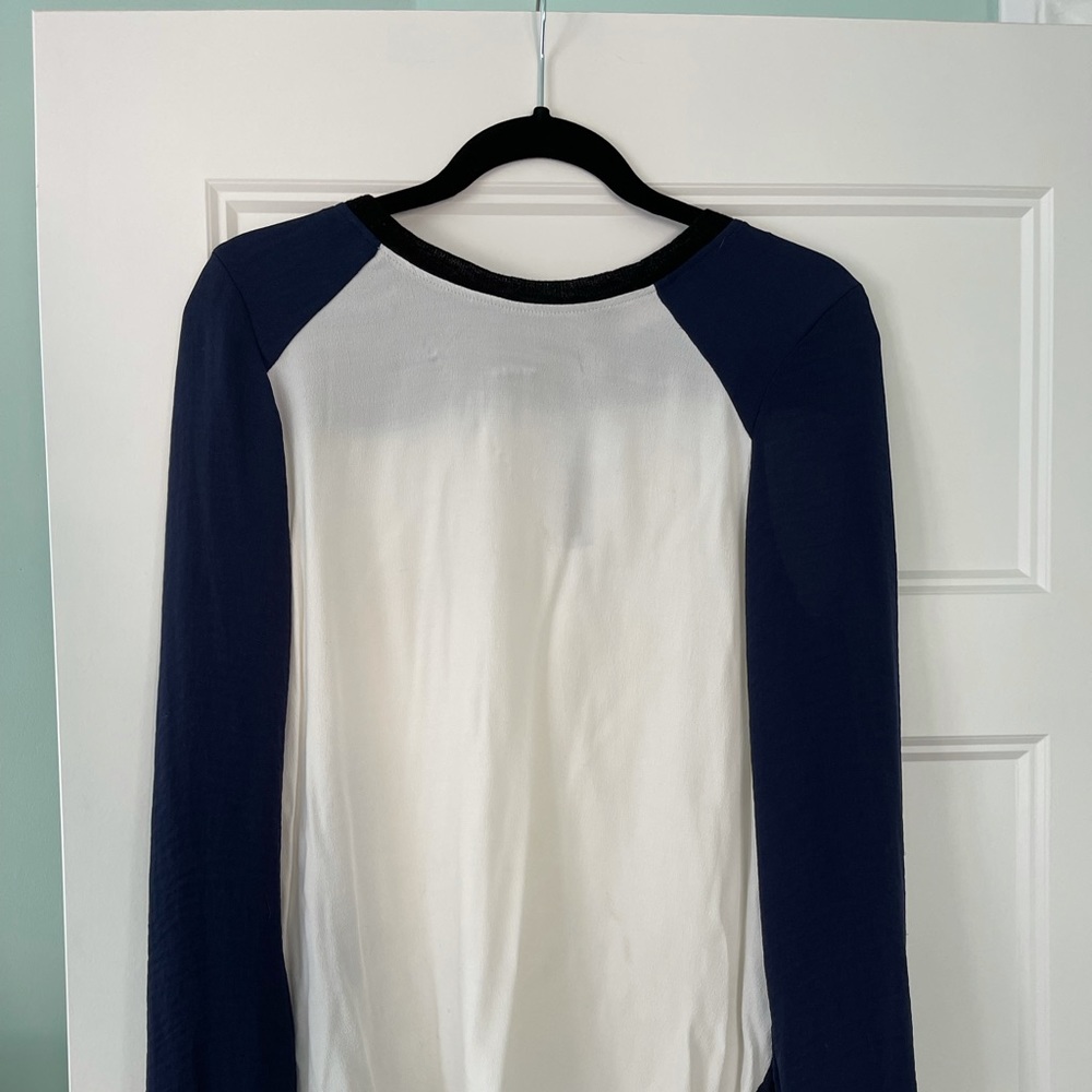 Rebecca Taylor Baseball style top with back zipper